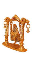 Load image into Gallery viewer, Sai Baba Statue Divine Decor for Your Home Indian Idol Gold