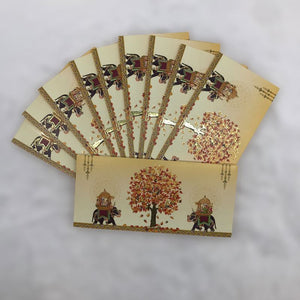 Envelopes Envelope Money holder Diwali Wedding Gift Card Pack of 10 Cream