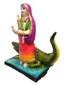 Hindu God Khodiyar Statue Idol For Home Temple Home DecorOrange