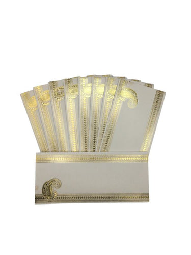 Envelopes Envelope Money holder Diwali Wedding Gift Card Pack of 10 White