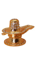 Load image into Gallery viewer, Shivling Idol Murti for Daily Pooja Purpose ( 1cm x 2cm x 1cm) Gold