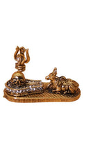 Load image into Gallery viewer, Shivling Idol Murti for Daily Pooja Purpose ( 1.3cm x 2cm x 0.3cm) Gold