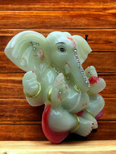 Load image into Gallery viewer, Ganesh Ganesha Ganpati Ganapati Hindu God Hindu God Ganesh fiber idol White