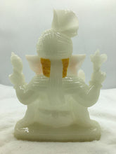 Load image into Gallery viewer, Ganesh Ganesha Ganpati Ganapati Hindu God Hindu God Ganesh fiber idol White