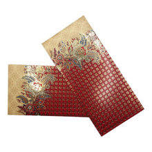 Load image into Gallery viewer, Envelopes Envelope Money holder Diwali Wedding Gift Card Pack of 10 Red