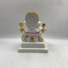 Load image into Gallery viewer, Ganesh Ganesha Ganpati Ganapati Hindu God Hindu God Ganesh fiber idol White