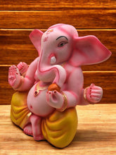 Load image into Gallery viewer, Ganesh Ganesha Ganpati Ganapati Hindu God Hindu God Ganesh fiber idol Red