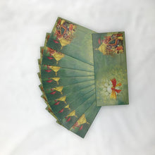 Load image into Gallery viewer, Envelopes Envelope Money holder Diwali Wedding Gift Card Pack of 10 Green