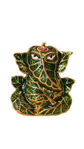 Ganesh Bhagwan Ganesha Statue Ganpati for Home Decor Green