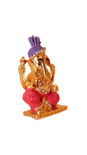 Load image into Gallery viewer, Ganesh Bhagwan Ganesha Statue Ganpati for Home Decor(1.8cm x 1.4cm x 0.5cm) Gold