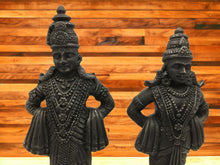 Load image into Gallery viewer, Vitthal Rukmani Stand Statue, Idol of God Vitthal -Rukhmai Decorative ShowpieceBlack