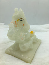 Load image into Gallery viewer, Ganesh Ganesha Ganpati Ganapati Hindu God Hindu God Ganesh fiber idol White