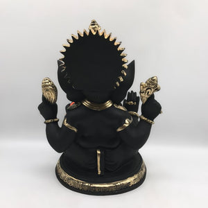 Ganesh Ganesha Ganpati Ganapati Hindu God Hindu God Ganesh fiber idol Yellow