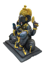 Load image into Gallery viewer, Ganesh Ganesha Ganpati Ganapati Hindu God Hindu God Ganesh fiber idol White