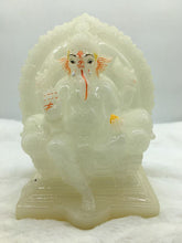 Load image into Gallery viewer, Ganesh Ganesha Ganpati Ganapati Hindu God Hindu God Ganesh fiber idol White