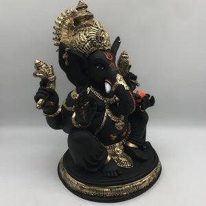 Ganesh Ganesha Ganpati Ganapati Hindu God Hindu God Ganesh fiber idol Yellow