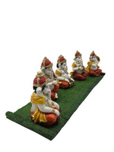 Load image into Gallery viewer, Ganesh Ganesha Ganpati Ganapati Hindu God Hindu God Ganesh fiber idol White