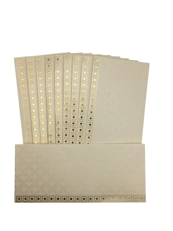 Envelopes Envelope Money holder Diwali Wedding Gift Card Pack of 10 White