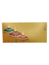 Load image into Gallery viewer, Envelopes Envelope Money holder Diwali Wedding Gift Card Pack of 10 Lemon Yellow