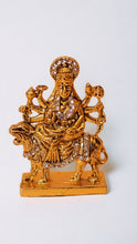 Load image into Gallery viewer, Goddess Ambaji Maa Durga Sitting Idol Statue Gold