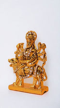 Load image into Gallery viewer, Goddess Ambaji Maa Durga Sitting Idol Statue Gold