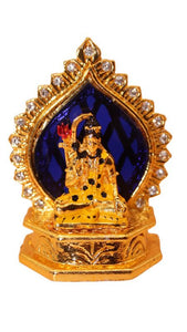 Lord Shiva Shankar Statue Bhole Nath Murti Home Decor( 3cm x 2cm x 1cm) Gold