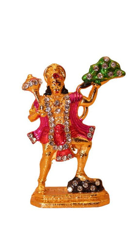 Lord Bahubali Hanuman Idol for home,car decore (2cm x 1.5cm x 0.5cm) Orange