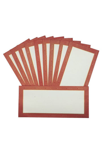 Envelopes Envelope Money holder Diwali Wedding Gift Card Pack of 10 Red White