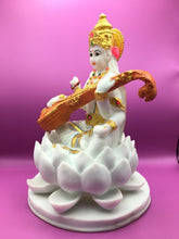 Load image into Gallery viewer, Ganesh Ganesha Ganpati Ganapati Hindu God Hindu God Ganesh fiber idol White