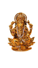 Load image into Gallery viewer, Ganesh Bhagwan Ganesha Statue Ganpati for Home Decor Gold