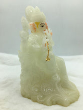 Load image into Gallery viewer, Ganesh Ganesha Ganpati Ganapati Hindu God Hindu God Ganesh fiber idol White