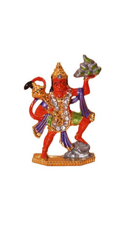 Lord Bahubali Hanuman Idol for home,car decore (1.5cm x 1cm x 0.5cm) Orange