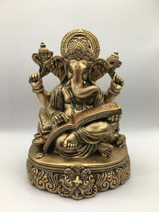 Ganesh Ganesha Ganpati Ganapati Hindu God Hindu God Ganesh fiber idol Brass