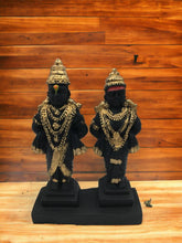 Load image into Gallery viewer, Vitthal Rukmani Stand Statue, Idol of God Vitthal -Rukhmai Decorative ShowpieceBlack