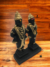 Load image into Gallery viewer, Vitthal Rukmani Stand Statue, Idol of God Vitthal -Rukhmai Decorative ShowpieceBlack