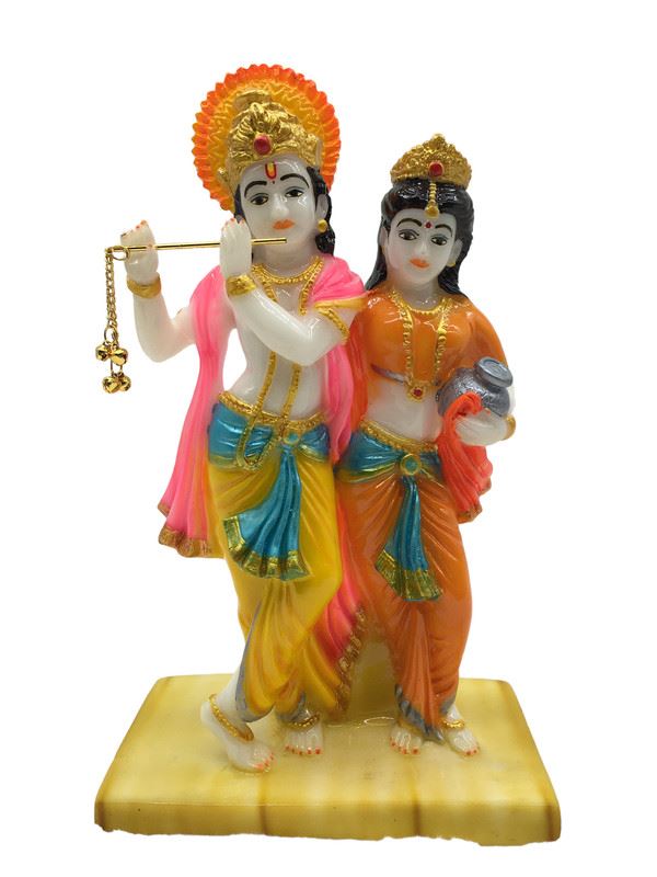 Radha Krishna,Radha Kanha Statue,for Home,office,temple,diwali Pooja Multi color