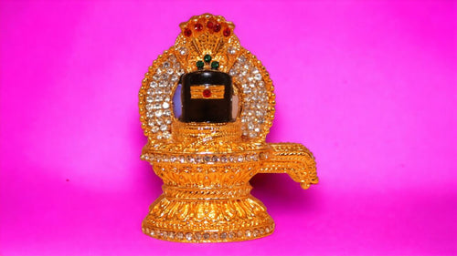 Shivling Idol Murti for Daily Pooja Purpose (2.5cm x 2cm x 0.5cm) Yellow