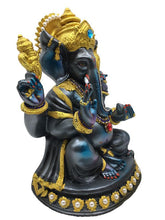 Load image into Gallery viewer, Ganesh Ganesha Ganpati Ganapati Hindu God Hindu God Ganesh fiber idol White