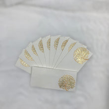 Load image into Gallery viewer, Envelopes Envelope Money holder Diwali Wedding Gift Card Pack of 10 White