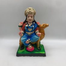 Load image into Gallery viewer, Ambe maa,Ambaji, Durga ma, Bengali Durga ma statue,idol,murti,mud idol Blue