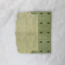 Load image into Gallery viewer, Envelopes Envelope Money holder Diwali Wedding Gift Card Pack of 10 Light Green