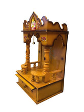 Load image into Gallery viewer, Wooden Temple,Indian hindu Pooja Ghar,Mandir,Hand made temple,Mandir in Wembley,Indian temple,Temple for festivals,Office &amp; Home Temple Beautiful Wooden Temple.