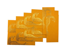 Load image into Gallery viewer, Envelopes Envelope Money holder Diwali Wedding Gift Card Pack of 10 Yellow