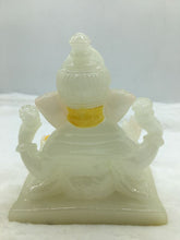 Load image into Gallery viewer, Ganesh Ganesha Ganpati Ganapati Hindu God Hindu God Ganesh fiber idol White