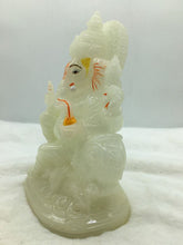 Load image into Gallery viewer, Ganesh Ganesha Ganpati Ganapati Hindu God Hindu God Ganesh fiber idol White