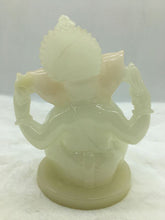 Load image into Gallery viewer, Ganesh Ganesha Ganpati Ganapati Hindu God Hindu God Ganesh fiber idol White