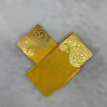 Load image into Gallery viewer, Envelopes Envelope Money holder Diwali Wedding Gift Card Pack of 10 Yellow