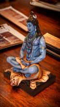 Load image into Gallery viewer, Lord Shiva Shankar Statue Bhole Nath Murti Home Decor( 15cm x 9.5cm x 7cm) Blue