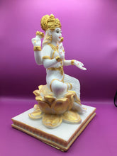 Load image into Gallery viewer, Laxmi Hindu God Hindu God laxmi fiber idol  Gold