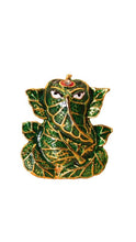 Load image into Gallery viewer, Ganesh Bhagwan Ganesha Statue Ganpati for Home Decor(1.8cm x 1.5cm x 0.5cm) Green